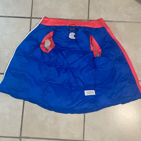 Polo golf Ralph rainbow color block women’s puffer vest  XS/TP - Picture 8 of 12